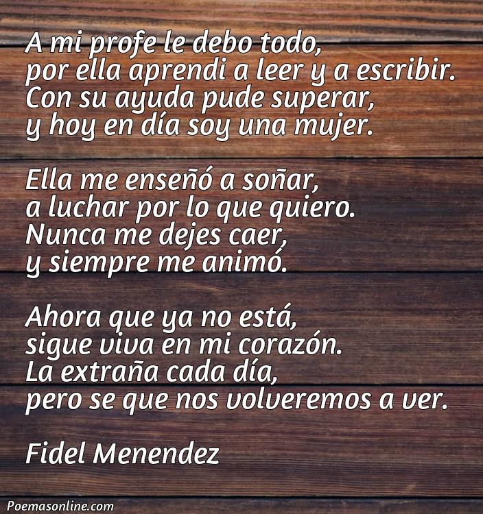 Hermoso Poema para la Profe, Poemas para la Profe