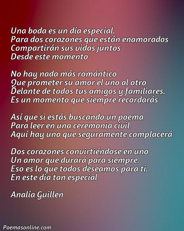 Excelente Poema para Leer en una Boda Civil, Poemas para Leer en una Boda Civil