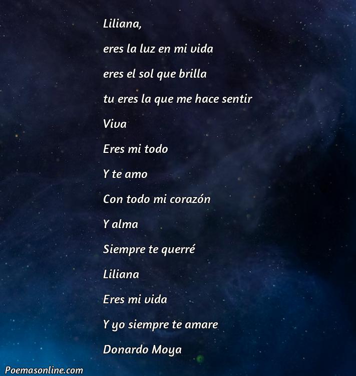Corto Poema para Liliana, Cinco Mejores Poemas para Liliana