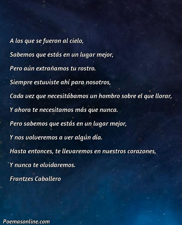 Lindo Poema para los que Se Fueron al Cielo, 5 Poemas para los que Se Fueron al Cielo