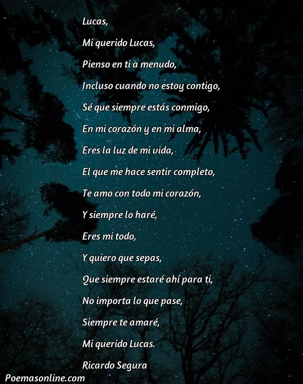 Reflexivo Poema para Lucas, Cinco Mejores Poemas para Lucas