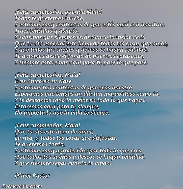 5 Mejores Poemas para Maia
