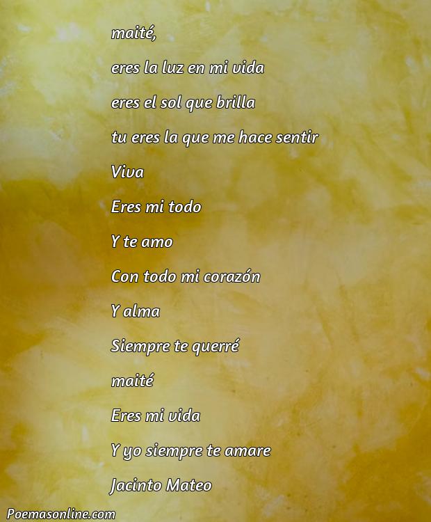 5 Mejores Poemas para Maité
