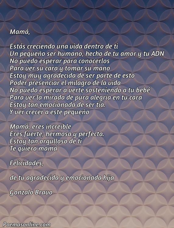 Corto Poema para Mama Embarazada, Poemas para Mama Embarazada