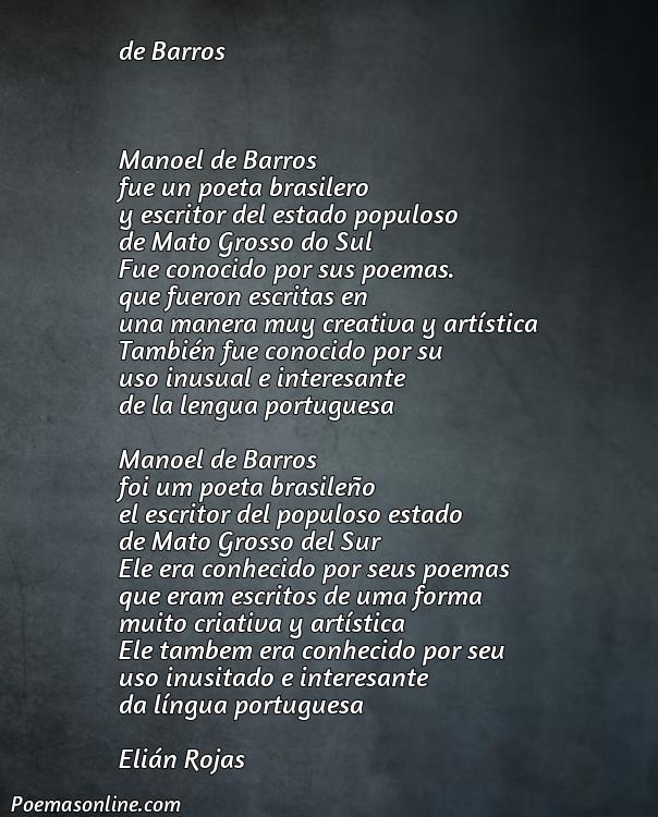 Excelente Poema para Manoel, Cinco Mejores Poemas para Manoel