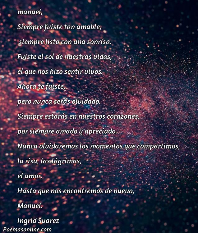 Inspirador Poema para Manuel, 5 Mejores Poemas para Manuel