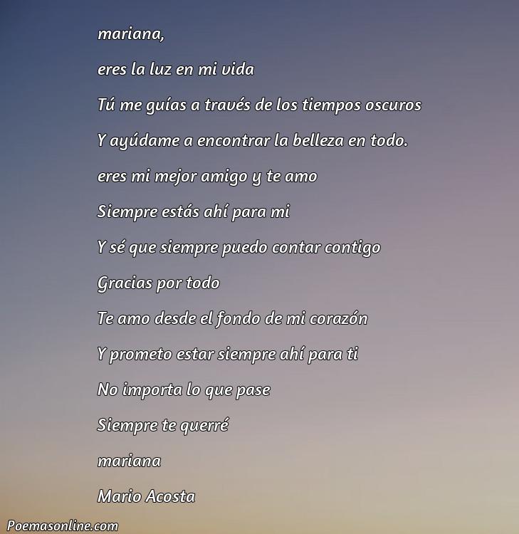 Reflexivo Poema para Mariana, Cinco Mejores Poemas para Mariana