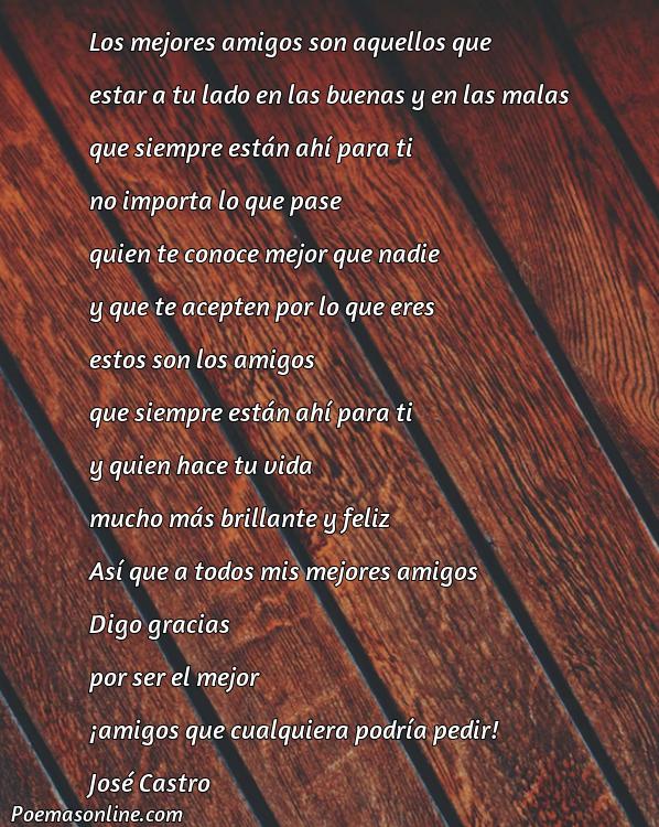 Excelente Poema para Mejores Amigos, Poemas para Mejores Amigos