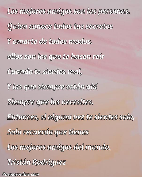 Excelente Poema para Mejores Amigos, 5 Poemas para Mejores Amigos