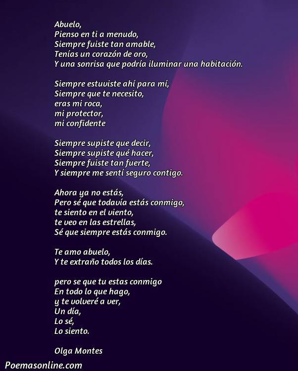 Corto Poema para mi Abuelo Vivo, 5 Poemas para mi Abuelo Vivo