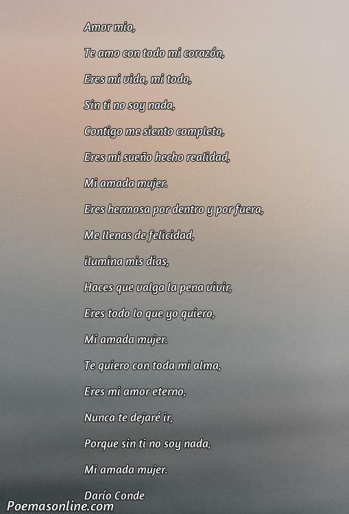 Corto Poema para mi Amada Mujer, Cinco Mejores Poemas para mi Amada Mujer