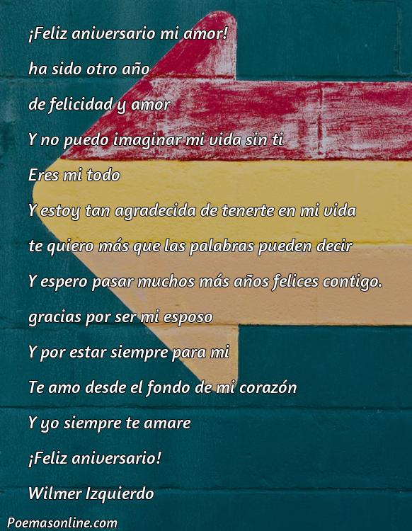 Corto Poema para mi Esposo de Aniversario, Poemas para mi Esposo de Aniversario