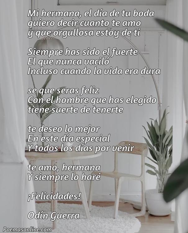 Mejor Poema para mi Hermana en el Día de su Boda, Cinco Mejores Poemas para mi Hermana en el Día de su Boda