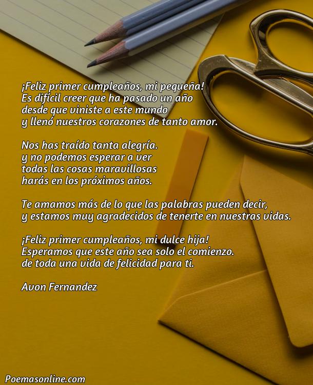 Mejor Poema para mi Hija de un Año, Poemas para mi Hija de un Año