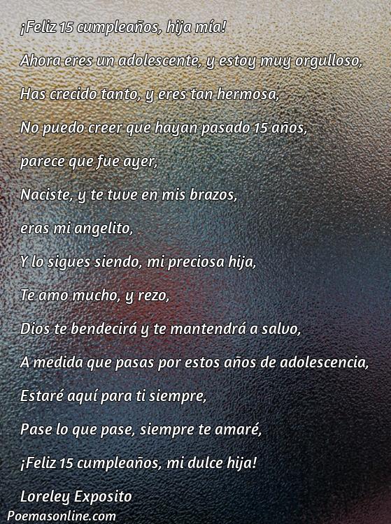 Inspirador Poema para mi Hija en sus 15 Años, Cinco Poemas para mi Hija en sus 15 Años