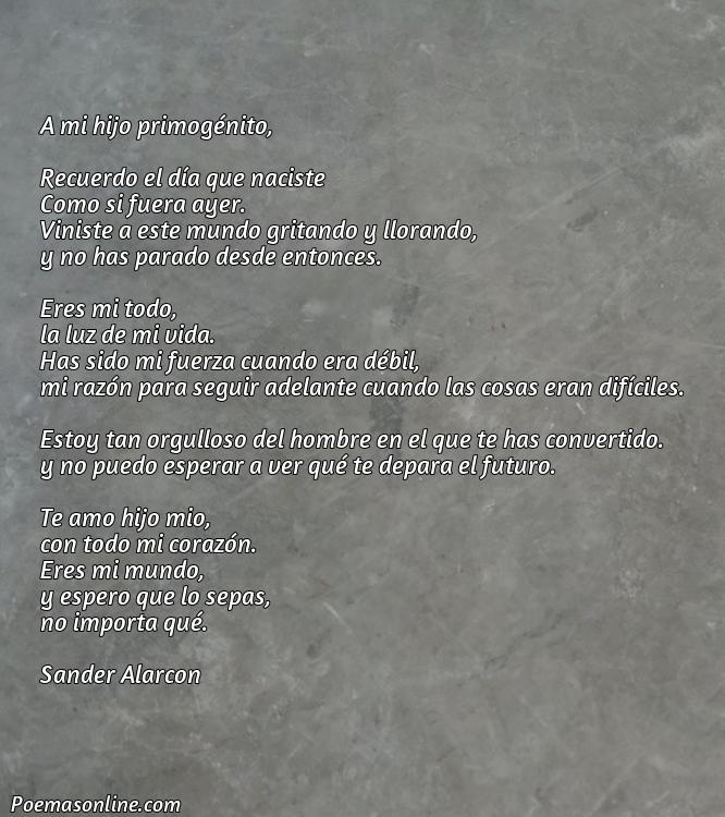 Reflexivo Poema para mi Hijo Mayor, Cinco Poemas para mi Hijo Mayor