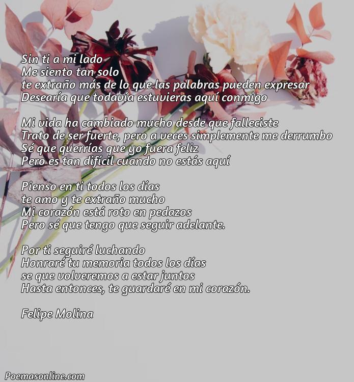 Reflexivo Poema para mi Marido Fallecido, Poemas para mi Marido Fallecido