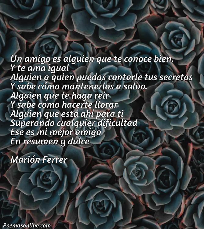 Mejor Poema para mi Mejor Amigo Cortos y Bonitos, Poemas para mi Mejor Amigo Cortos y Bonitos