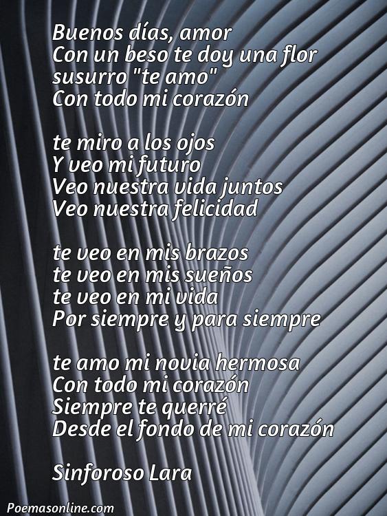 Excelente Poema para mi Novia Buenos Días, Poemas para mi Novia Buenos Días