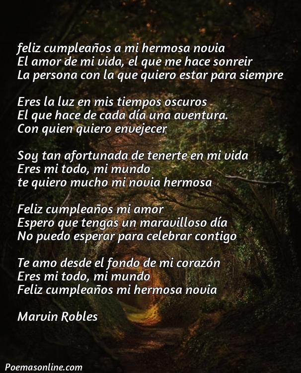 Inspirador Poema para mi Novia de Feliz Cumpleaños, Poemas para mi Novia de Feliz Cumpleaños