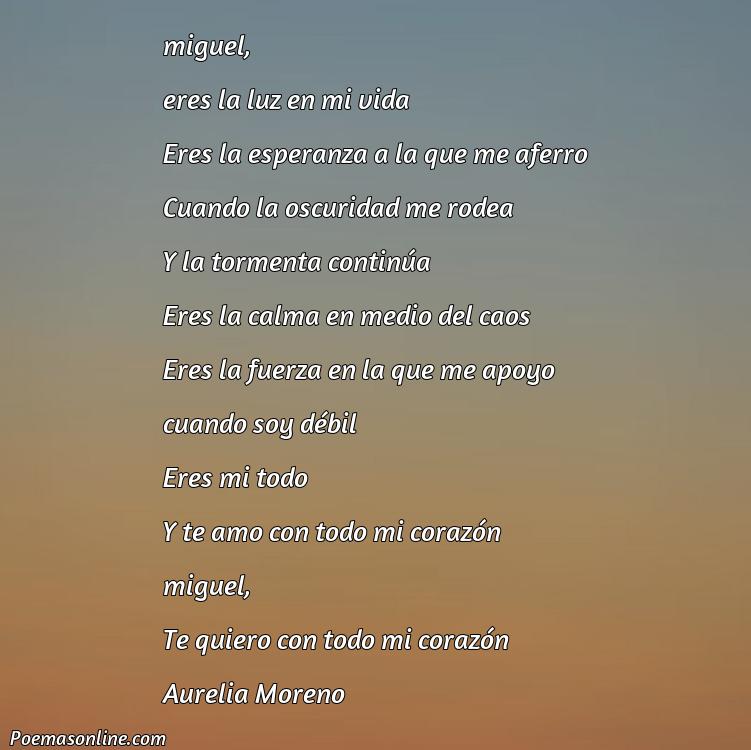 Mejor Poema para Miguel, Cinco Poemas para Miguel
