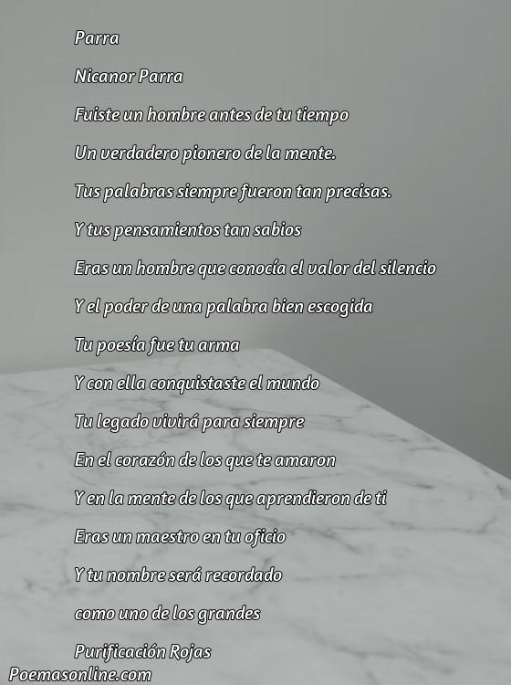 Cinco Poemas para Nicanor