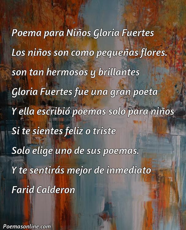 Hermoso Poema para Niños Gloria Fuertes, 5 Mejores Poemas para Niños Gloria Fuertes
