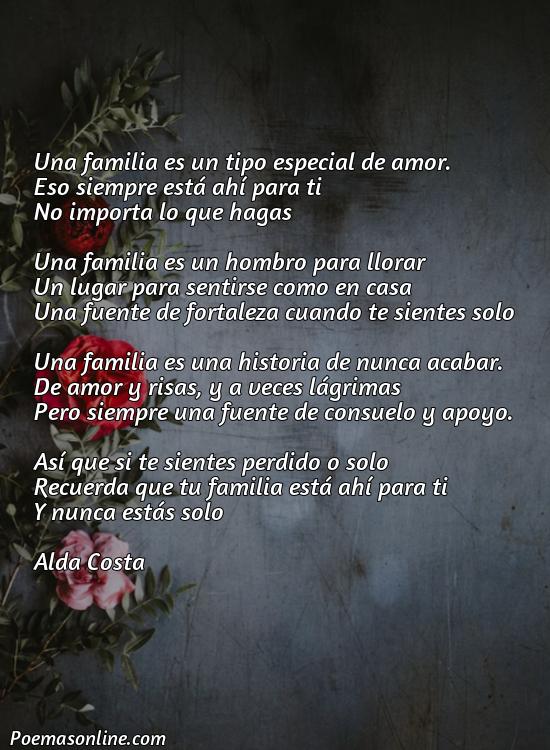 Corto Poema para Niños sobre la Familia, Poemas para Niños sobre la Familia