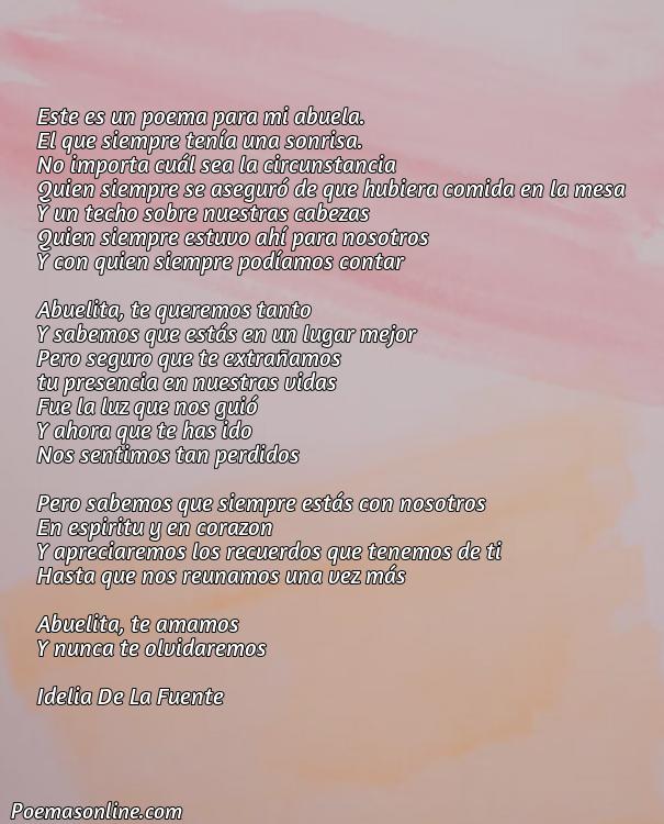Excelente Poema para Ñoñi, Poemas para Ñoñi