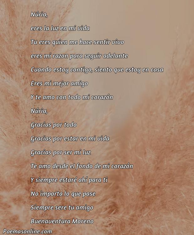 Hermoso Poema para Nuria, 5 Mejores Poemas para Nuria