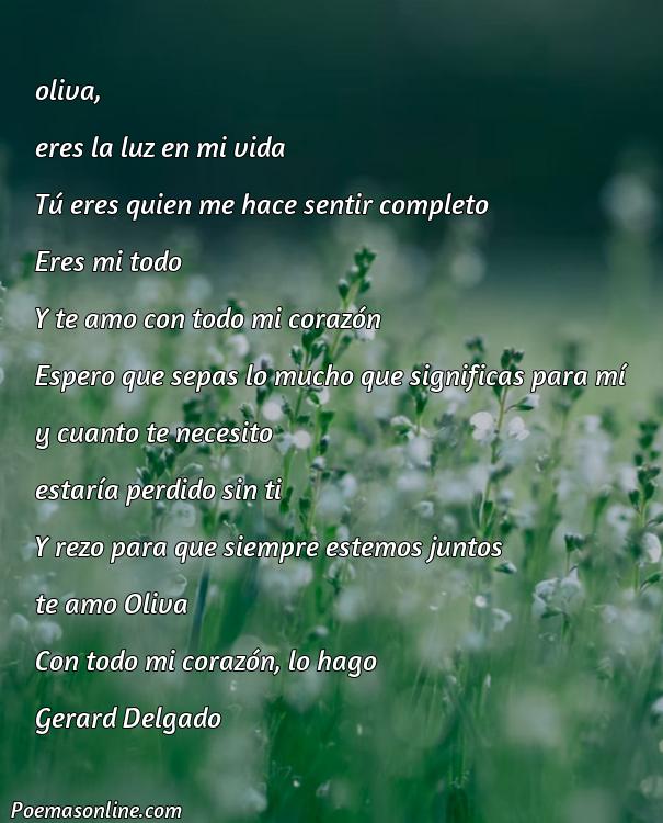 Corto Poema para Oliva, 5 Poemas para Oliva