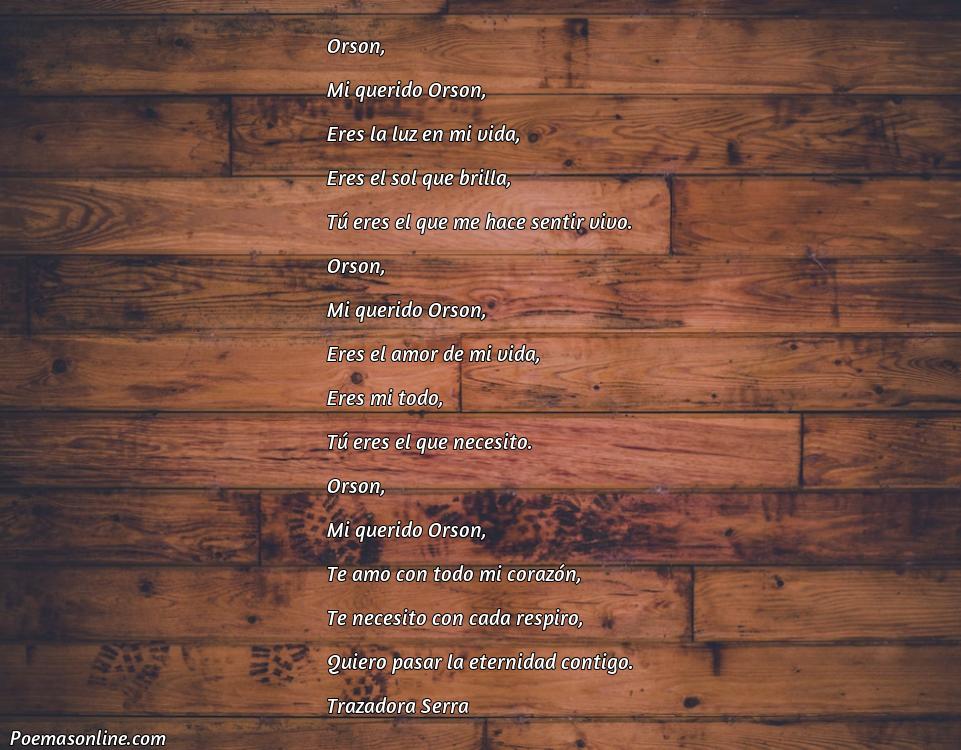 Mejor Poema para Orson, 5 Mejores Poemas para Orson