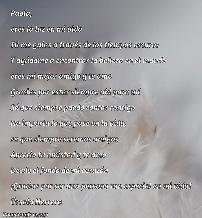 Lindo Poema para Paola, Cinco Mejores Poemas para Paola