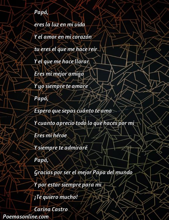 Hermoso Poema para Papa Cortos, Poemas para Papa Cortos