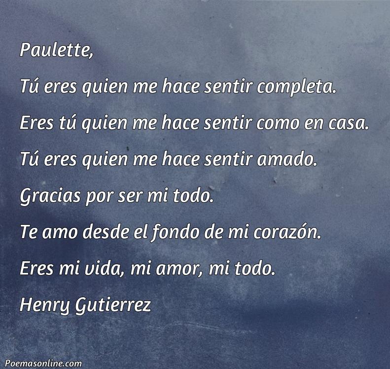 Mejor Poema para Paulette, Cinco Poemas para Paulette