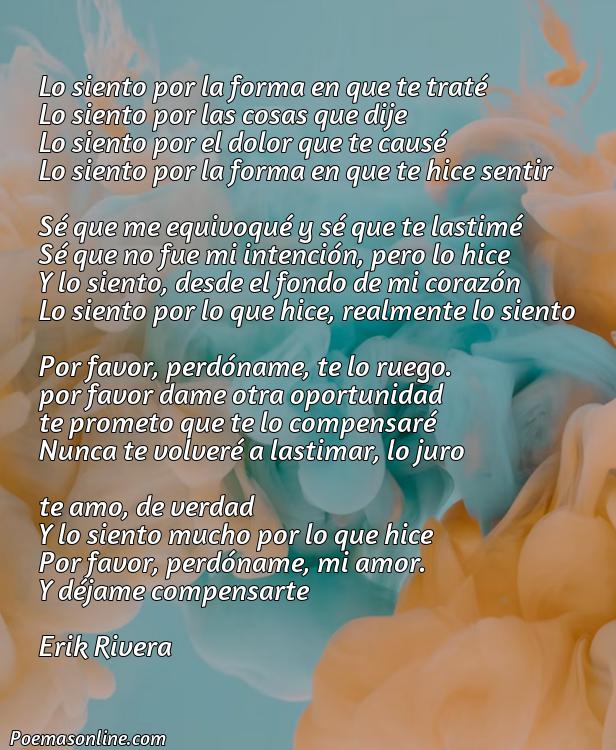 Reflexivo Poema para Pedir Perdón a un Hombre, Poemas para Pedir Perdón a un Hombre