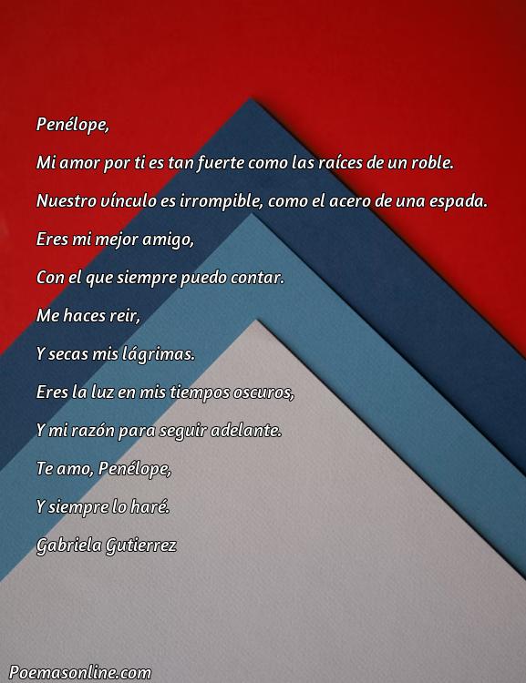 Mejor Poema para Penélope, Poemas para Penélope