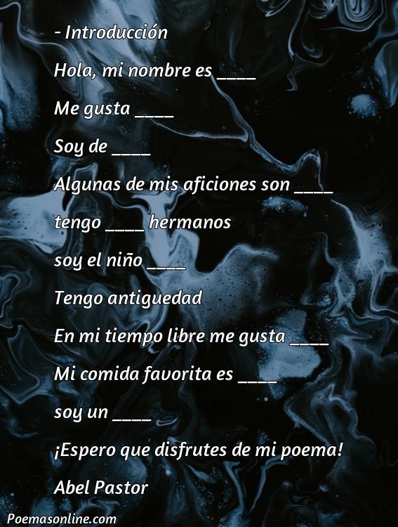 Inspirador Poema para Presentarse, Cinco Poemas para Presentarse