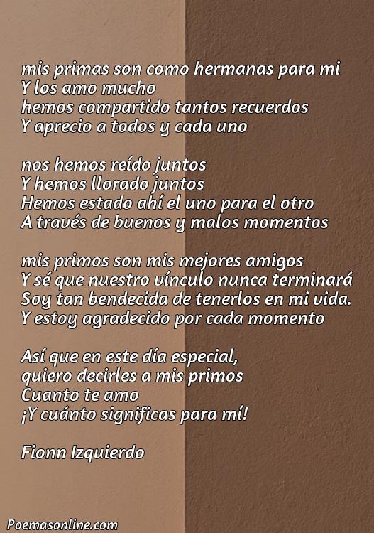 Corto Poema para Primas, Cinco Poemas para Primas