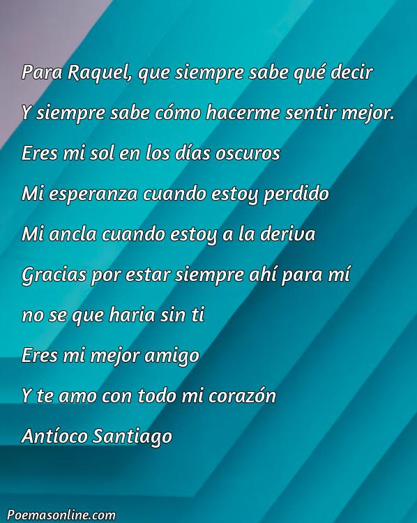 Mejor Poema para Raquel, 5 Mejores Poemas para Raquel