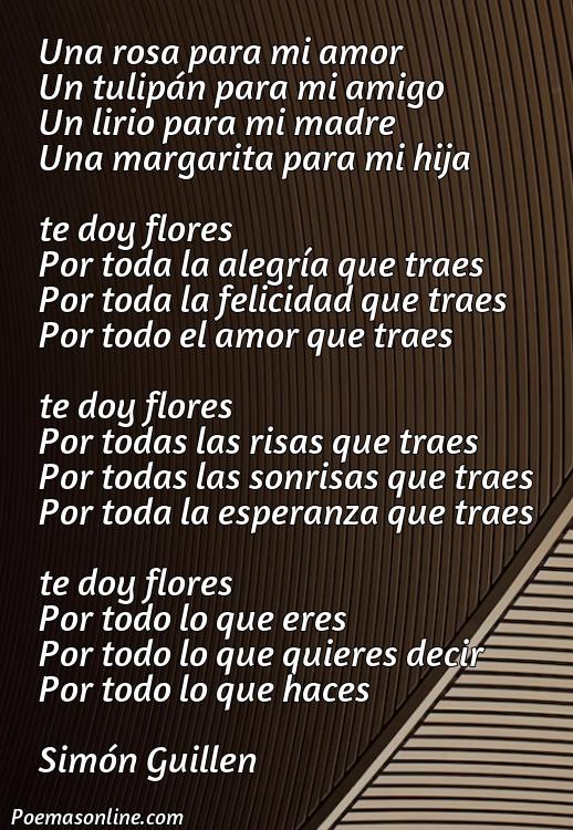 Lindo Poema para Regalar Flores, Poemas para Regalar Flores