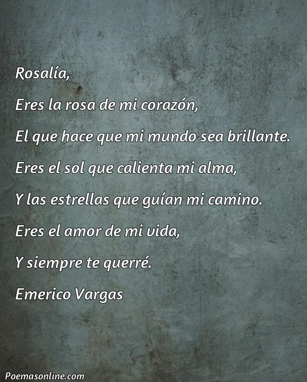 Inspirador Poema para Rosalía, Poemas para Rosalía