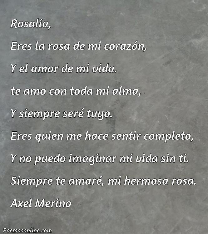 Excelente Poema para Rosalía, Cinco Poemas para Rosalía