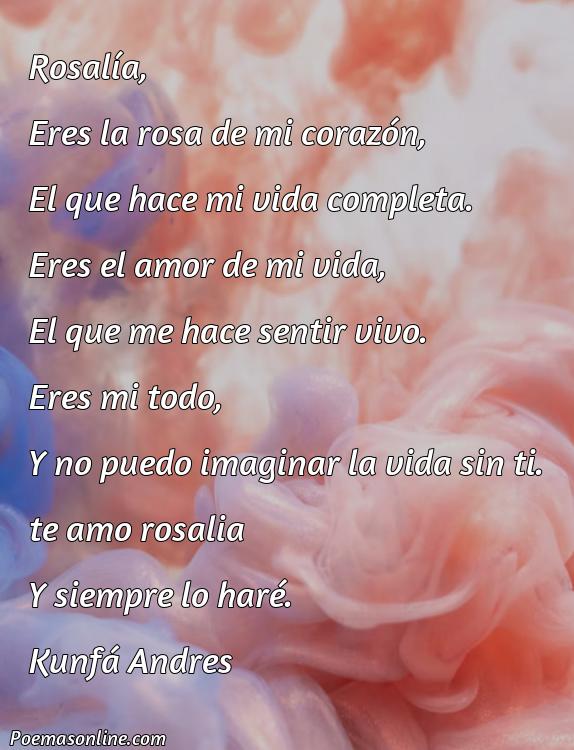 Mejor Poema para Rosalía, 5 Mejores Poemas para Rosalía