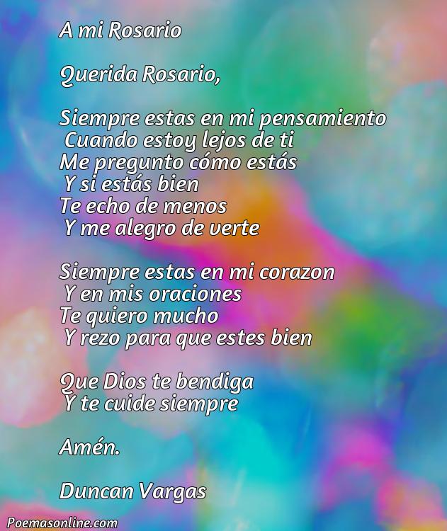 Reflexivo Poema para Rosario, Cinco Poemas para Rosario