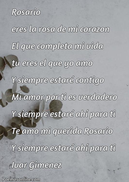 Hermoso Poema para Rosario, Poemas para Rosario
