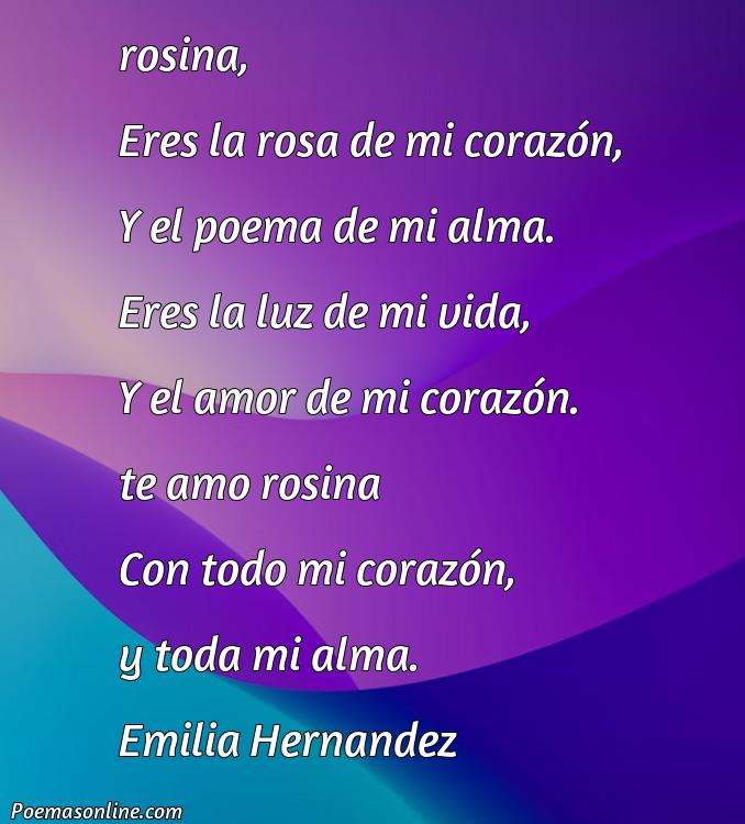 Reflexivo Poema para Rosina, 5 Poemas para Rosina