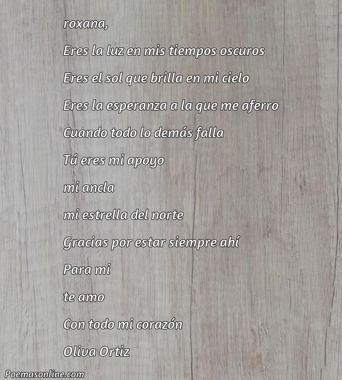Mejor Poema para Roxana, 5 Mejores Poemas para Roxana