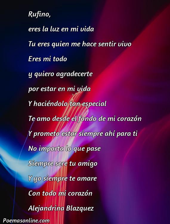 Hermoso Poema para Rufino, Poemas para Rufino