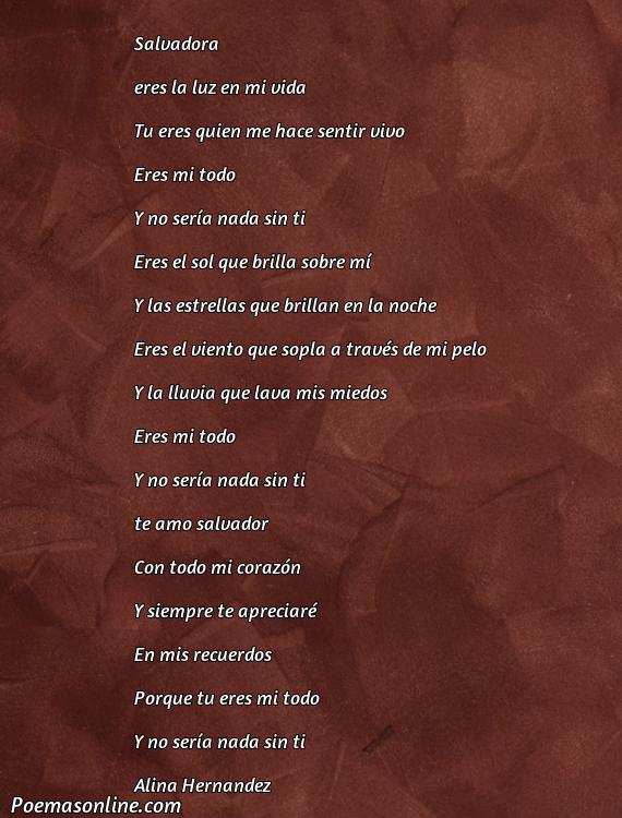 Lindo Poema para Salvadora, Poemas para Salvadora